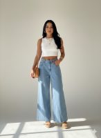CALÇA Jeans WIDE LEG-  PANTALONA