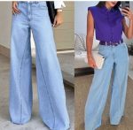 CALÇA Jeans WIDE LEG-  PANTALONA