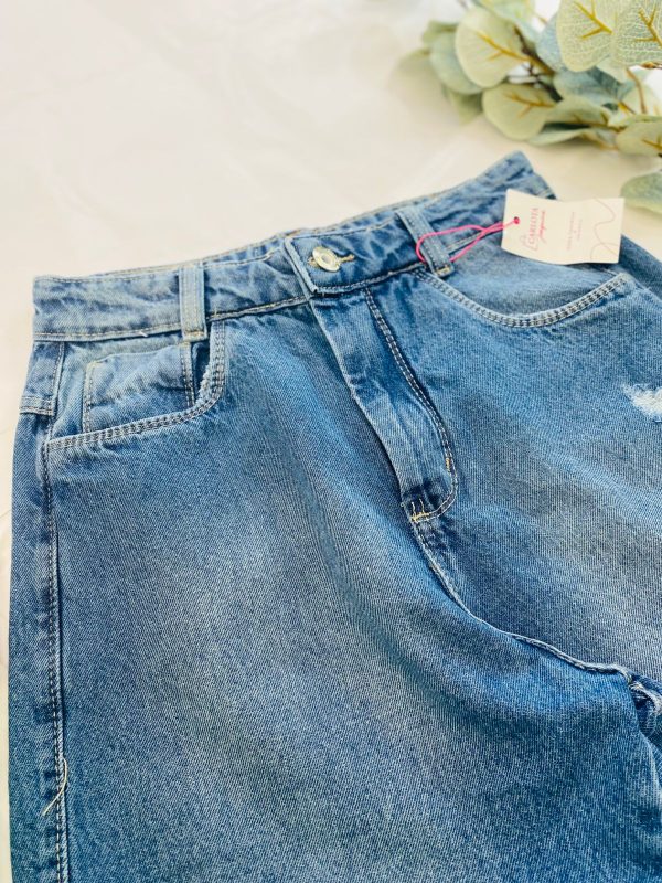Calça Jeans Cargo
